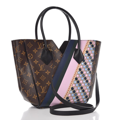 Louis Vuitton Calfskin Monogram Kimono Tote PM Rose 4 of 8