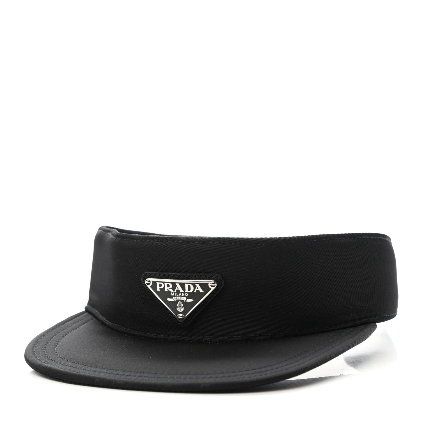 Nylon Metal Triangle Logo Visor M Black