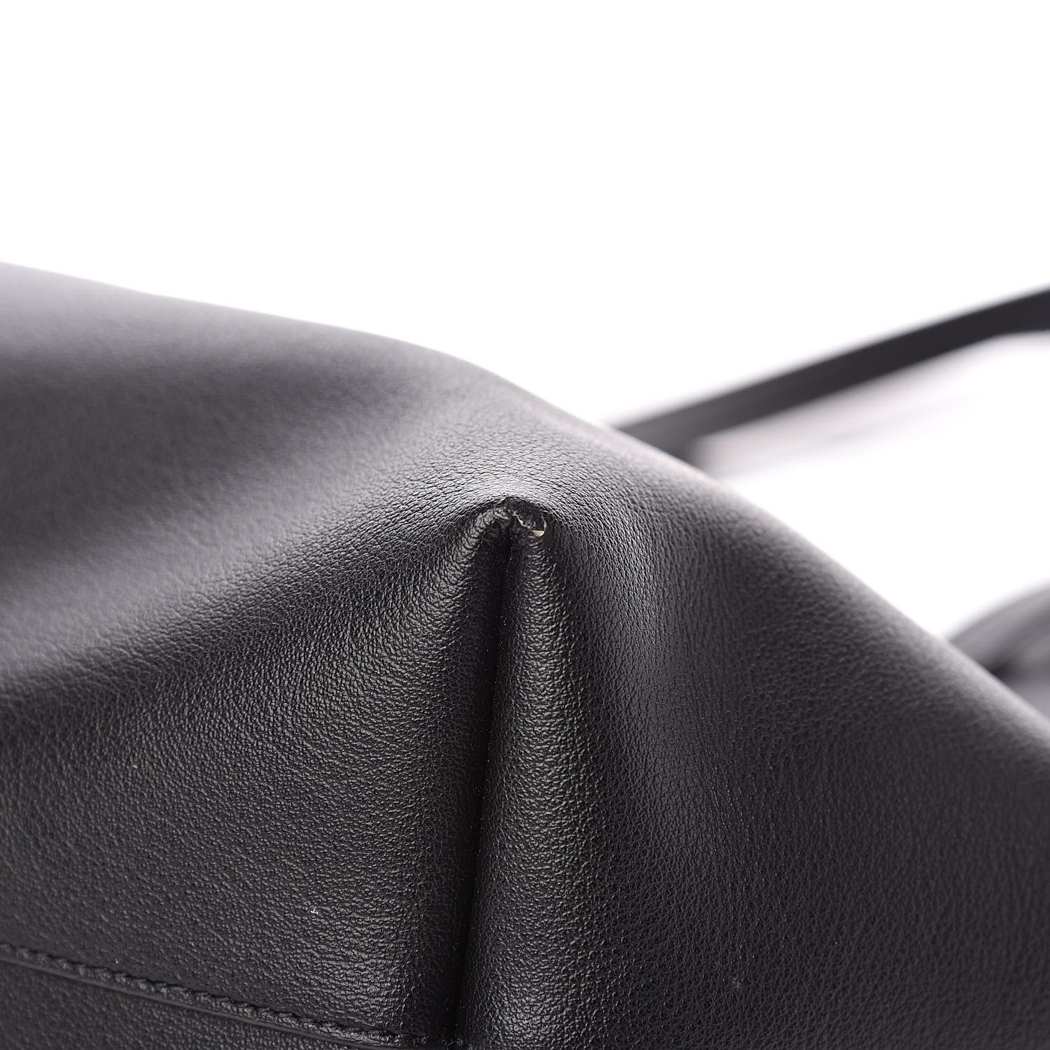Saint Laurent Calfskin Large Shopping Tote Black 10 of 11