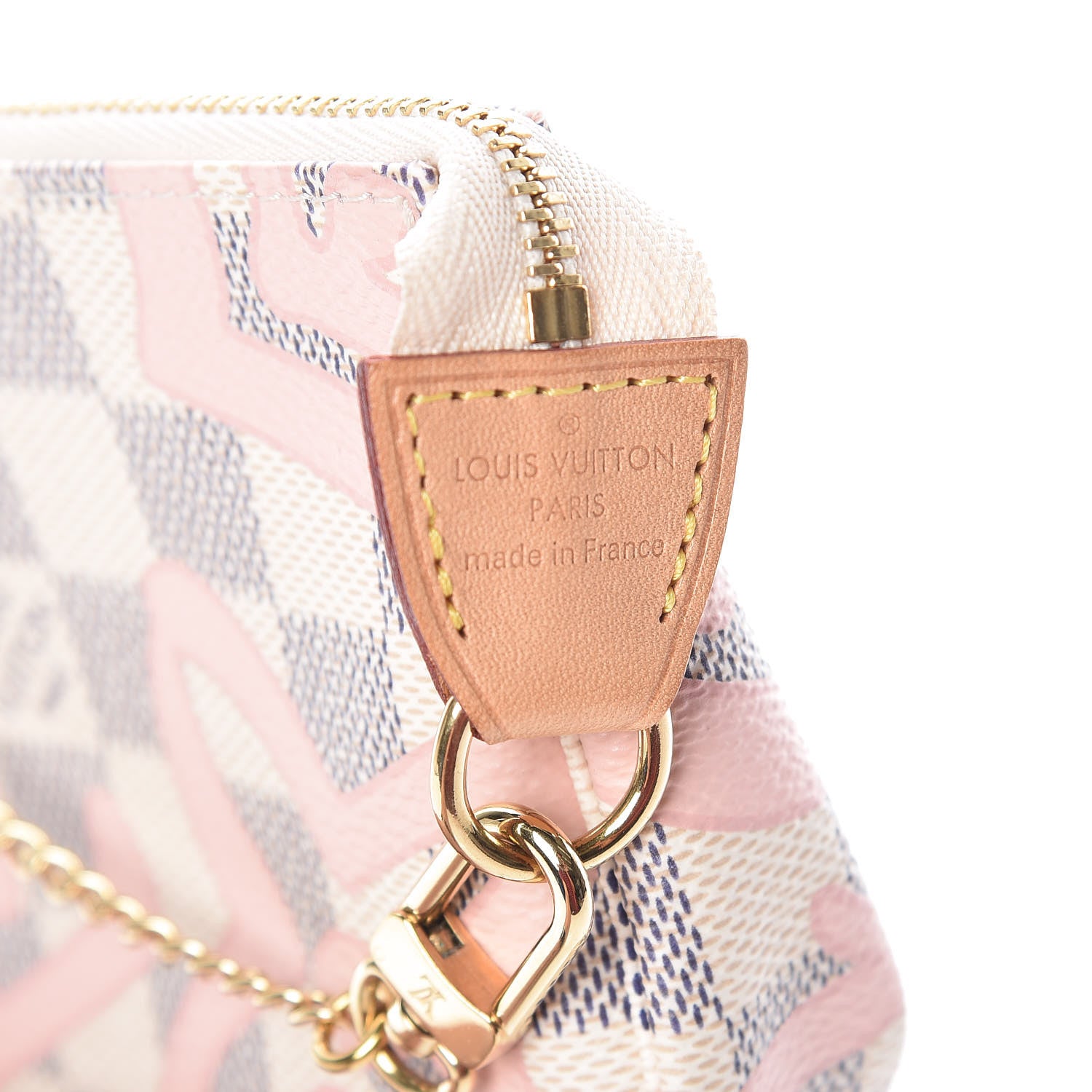 Louis Vuitton Damier Azur Tahitienne Mini Pochette Accessories 6 of 10
