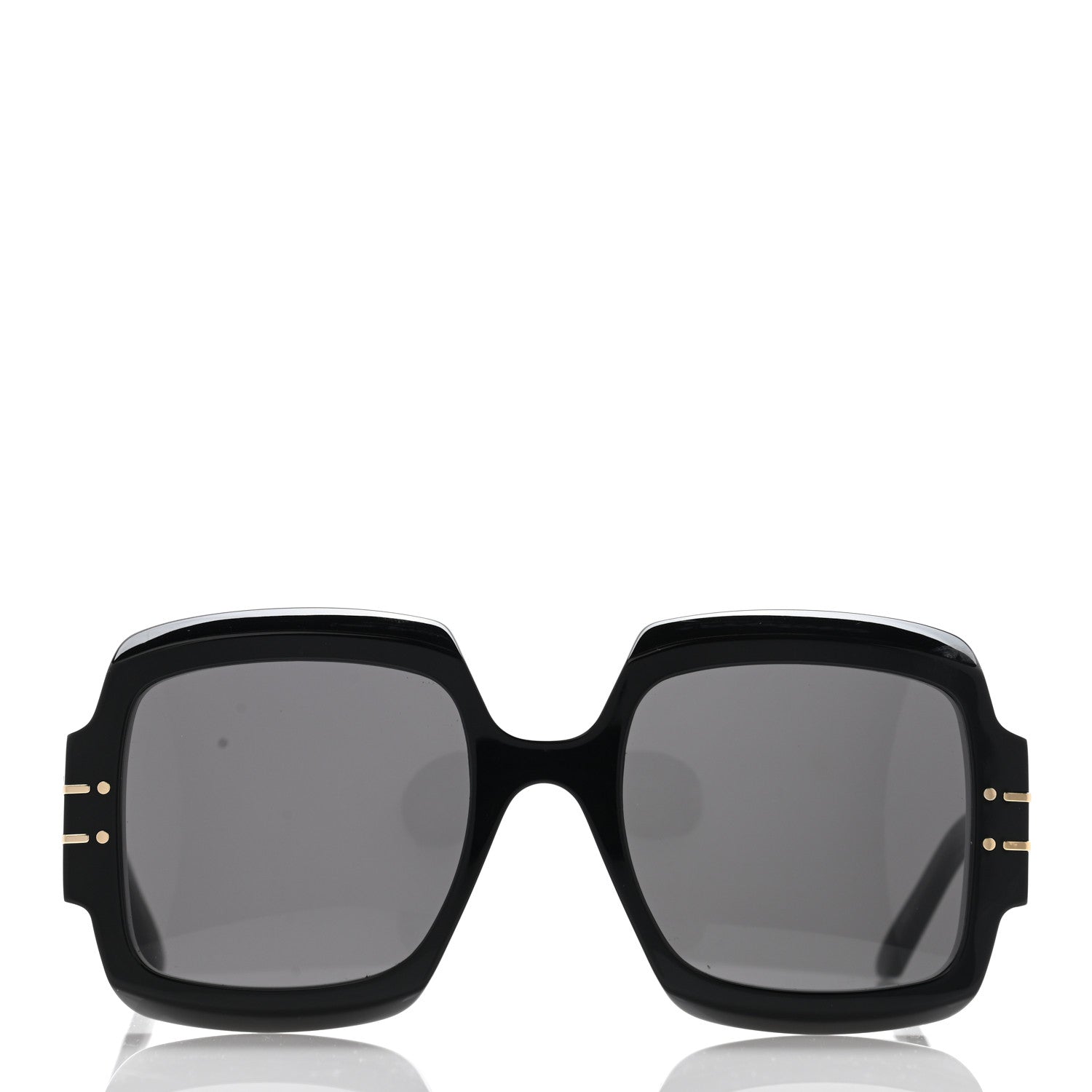 Christian Dior Acetate Diorsignature S1U Square Sunglasses Black 2 of 10