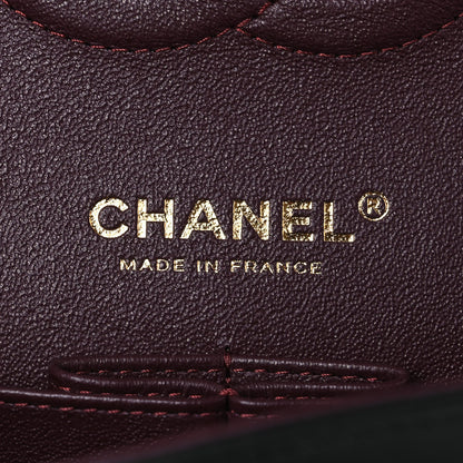 Chanel Lambskin Quilted Medium Double Flap Black 7 of 11