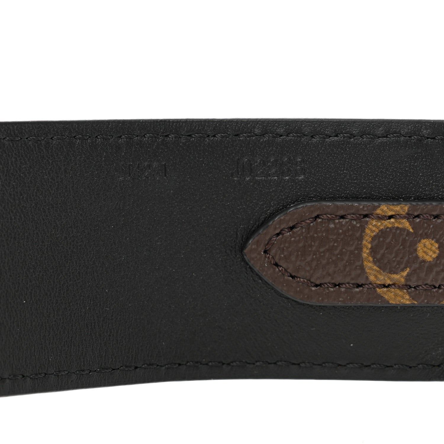 Louis Vuitton Monogram Bandouliere Shoulder Strap Black 4 of 4