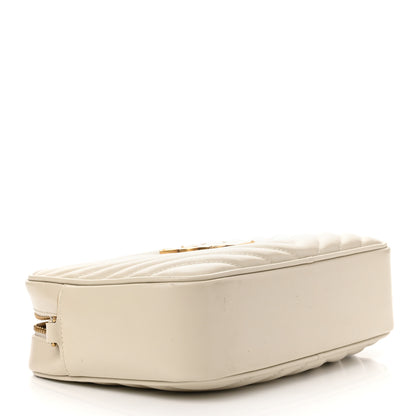 Saint Laurent Calfskin Matelasse Monogram Lou Camera Bag Crema Soft 4 of 13