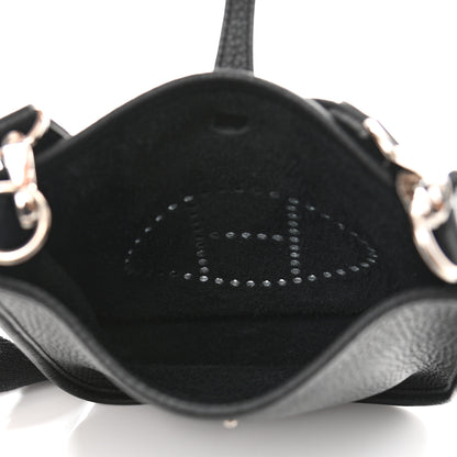 Hermes Taurillon Clemence Evelyne TPM Black 5 of 11