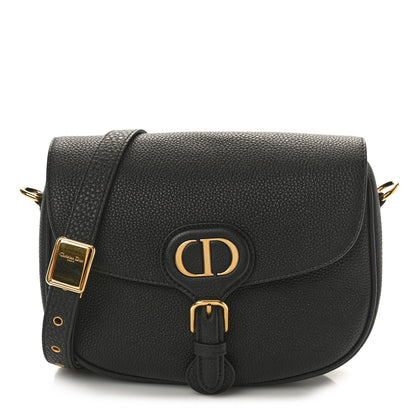 Christian Dior Grained Calfskin Medium Bobby Flap Black 1 of 12