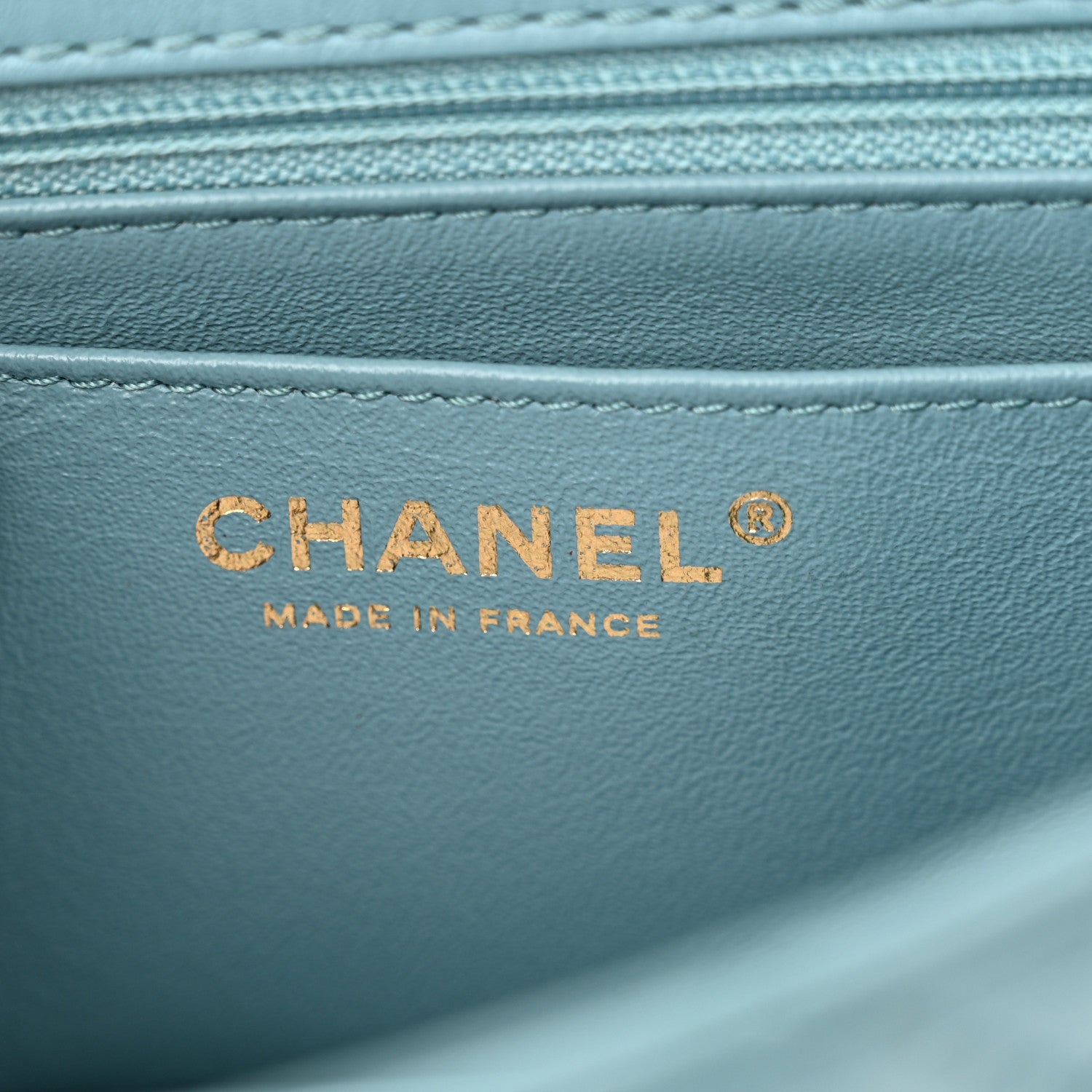 Chanel Aged Calfskin Quilted 2.55 Reissue Mini Flap Blue 6 of 10