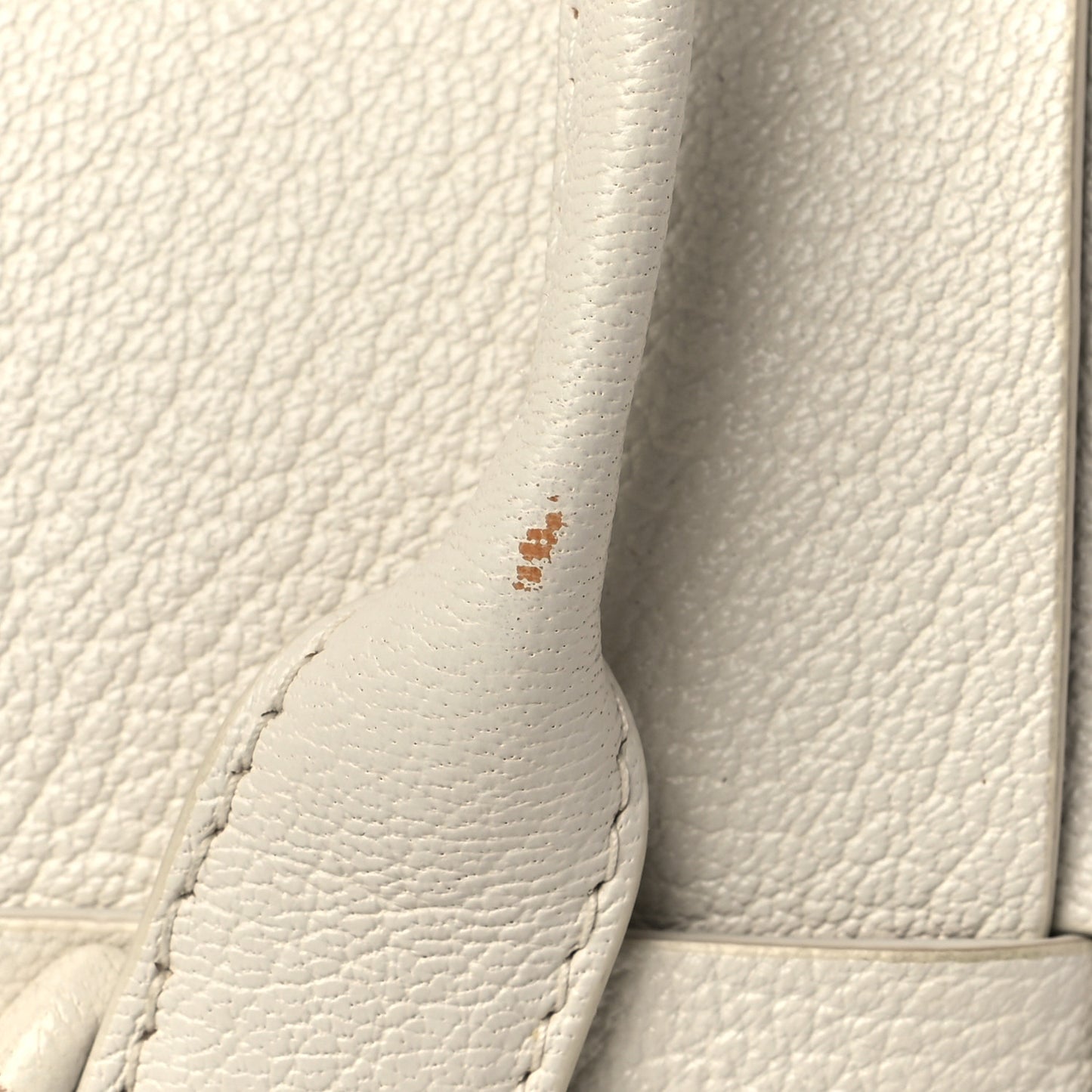 Grained Calfskin Maxi Intrecciato Mini Arco Bianco