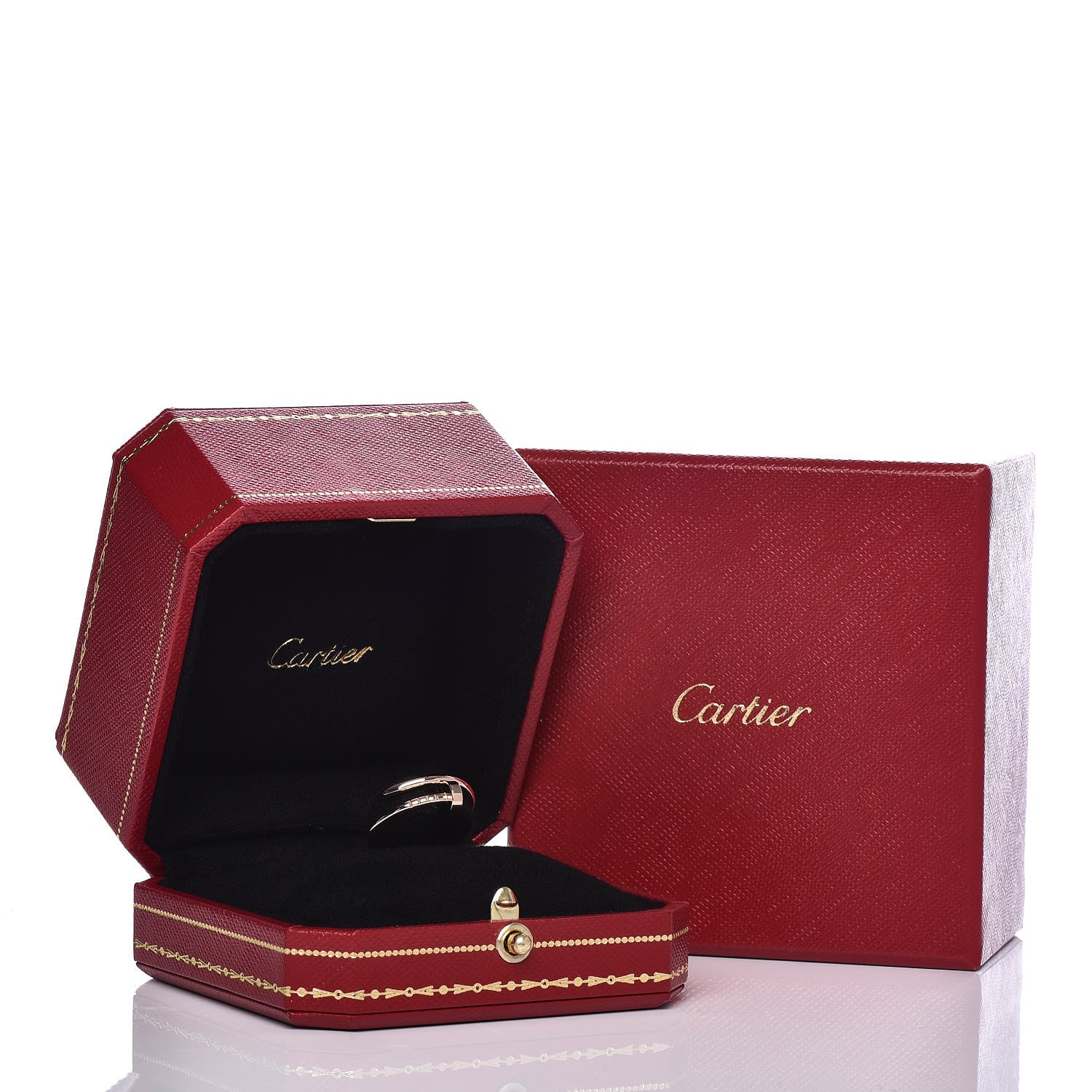 Cartier 18K Pink Gold Small Juste Un Clou Ring 50 5.25 6 of 6