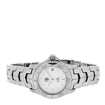 Tag Heuer Stainless Steel Mother of Pearl 27mm Link Quartz Watch WJ1313-0 2 of 4