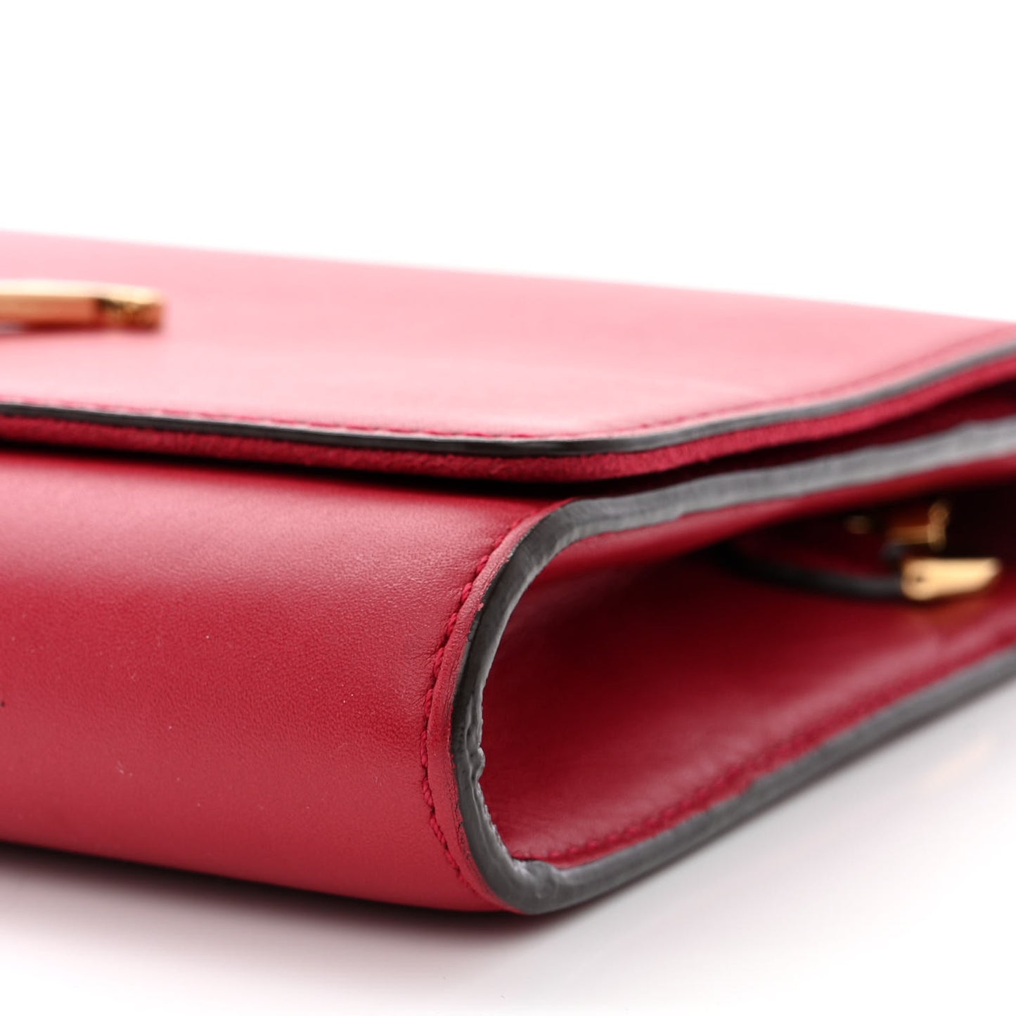 Calfskin Chain Louise MM Red