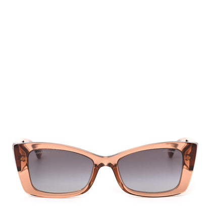 Chanel Acetate CC Rectangle Sunglasses 5430 Pink 2 of 6