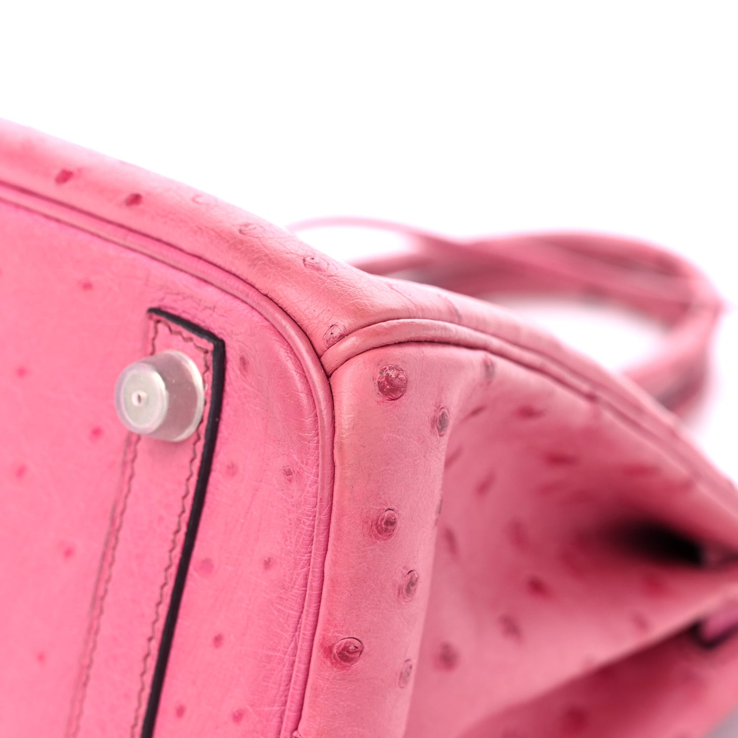 Ostrich Birkin 30 Fuchsia
