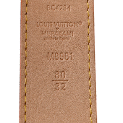 Louis Vuitton LV X TM Monogram Multicolor D Ring 80 32 Belt 3 of 6