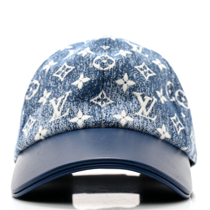 Louis Vuitton Monogram Jacquard Cap M Blue 3 of 11