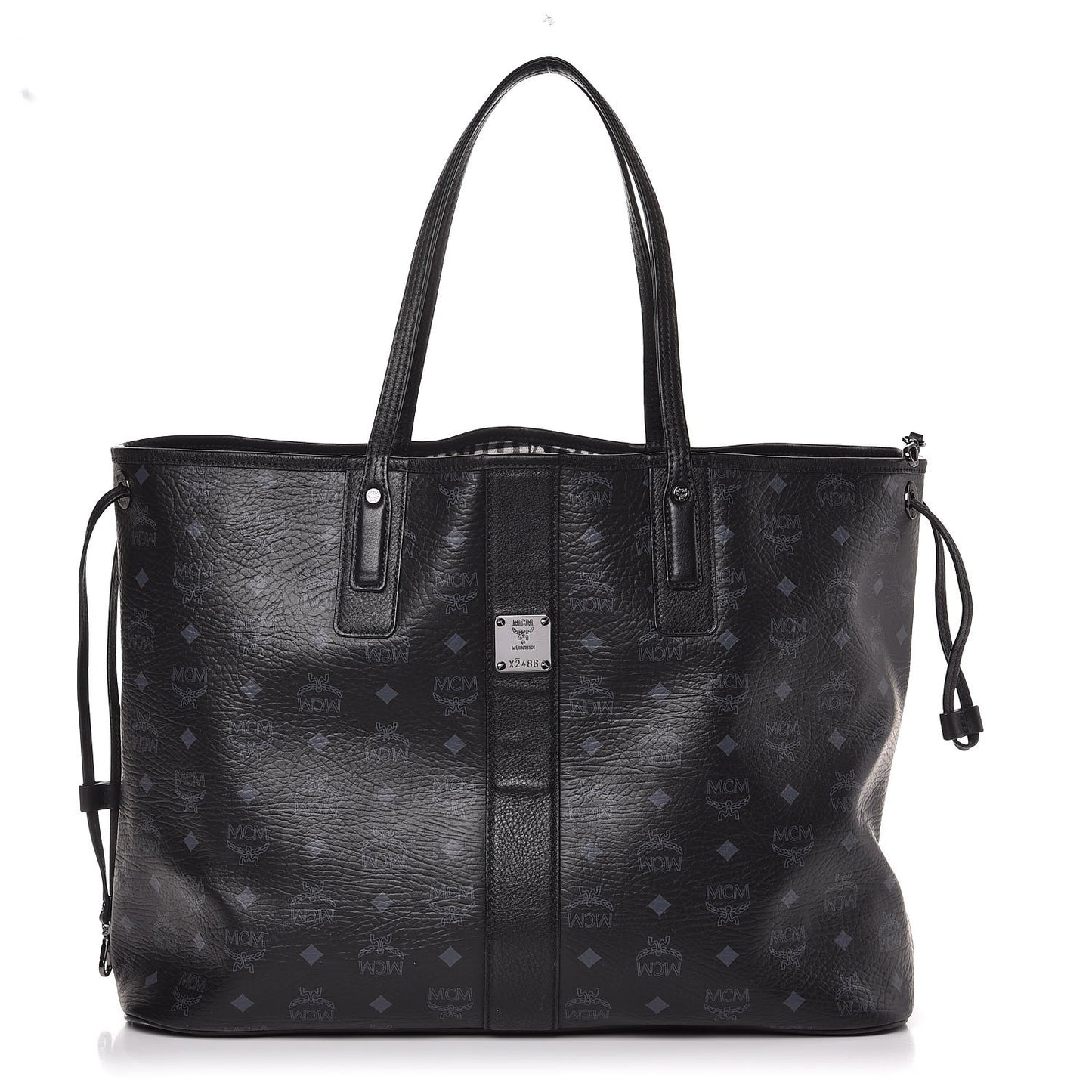 Visetos Large Liz Reversible Shopper Tote Black