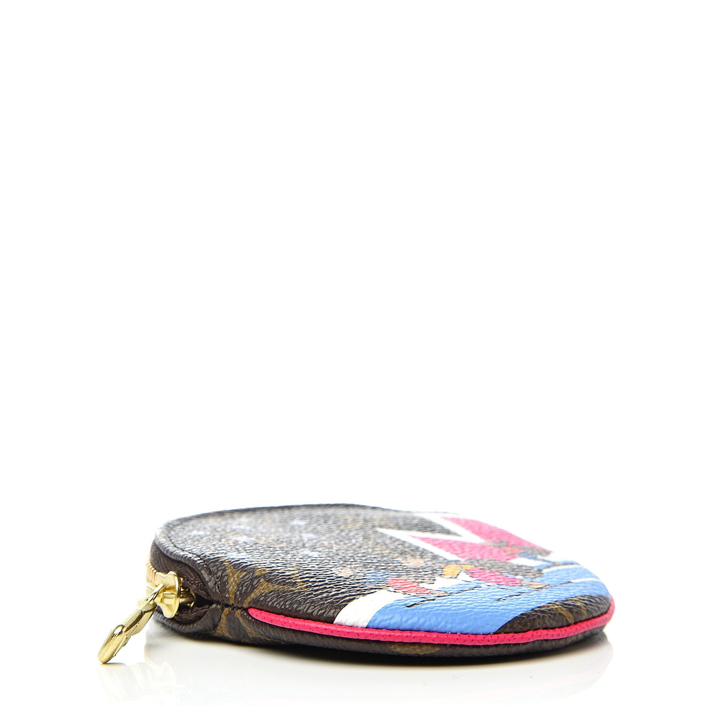 Monogram 2018 Christmas Animation Round Coin Purse