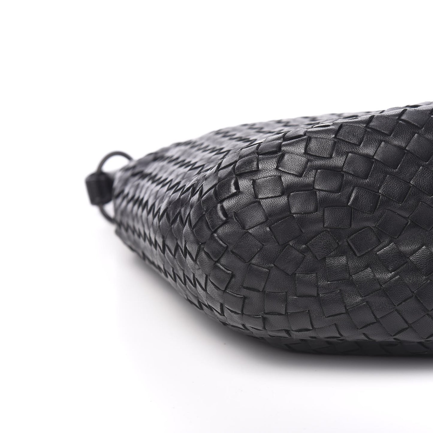 Nappa Intrecciato Bucket Bag Black