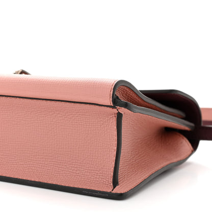 Burberry Derby Calfskin Bi-Color Small Macken Crossbody Bag Dusty Rose 11 of 11