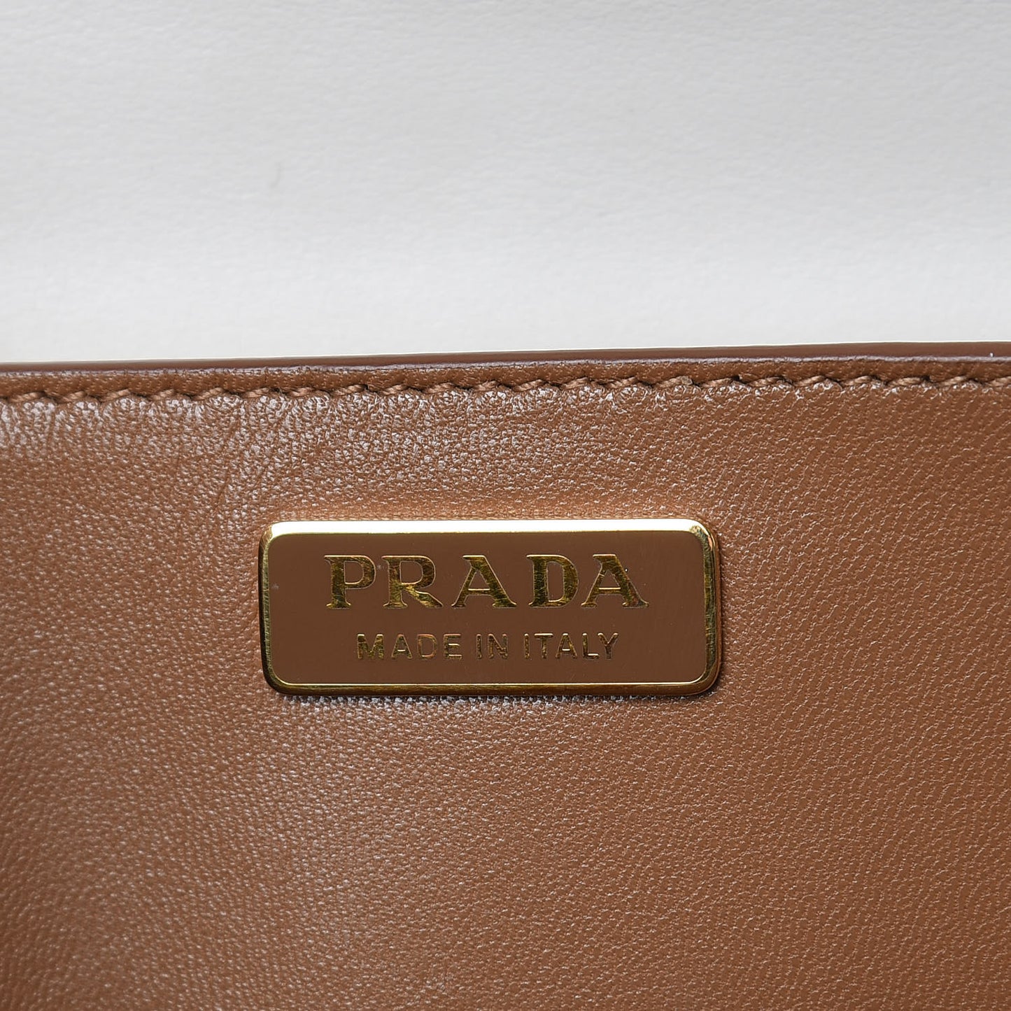 City Calf Saffiano Laser Cut Cahier Bag Talco