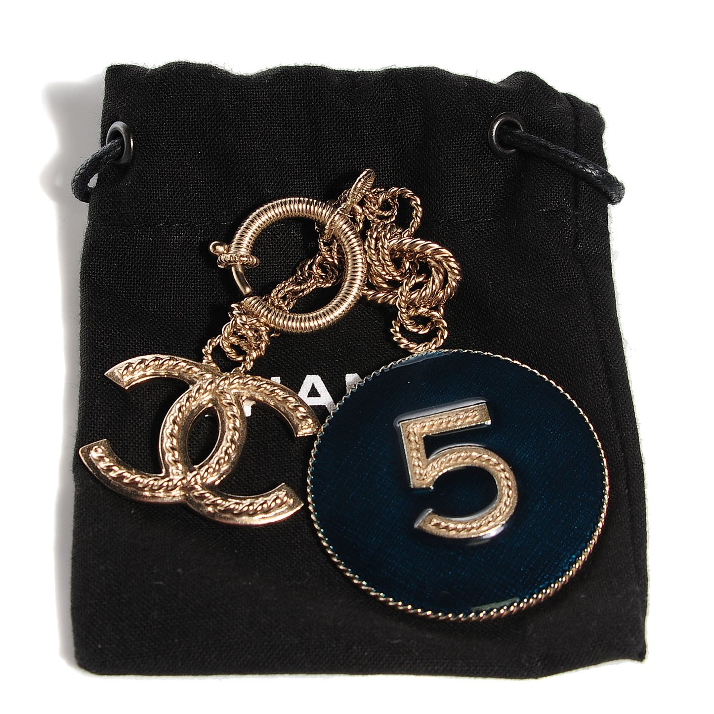 CC N°5 Bag Charm Light Gold