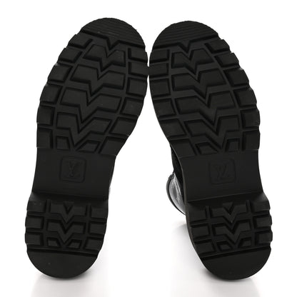 Louis Vuitton Suede Monogram Mens Flat Ranger Boots 9 5 of 14