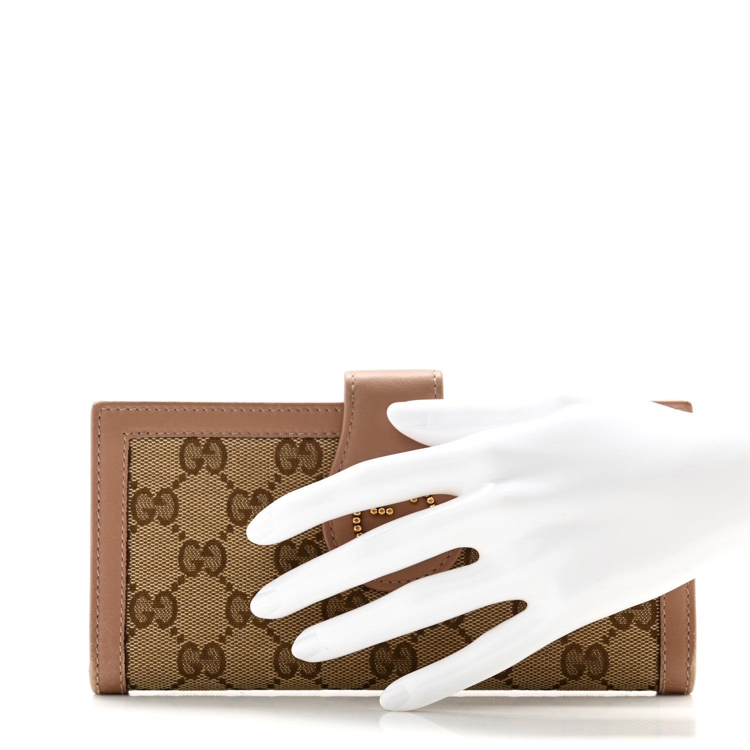 Gucci Monogram Scarlett Continental Wallet Beige 2 of 12