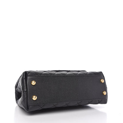 Chanel Caviar Quilted Mini Coco Handle Flap Black 4 of 11