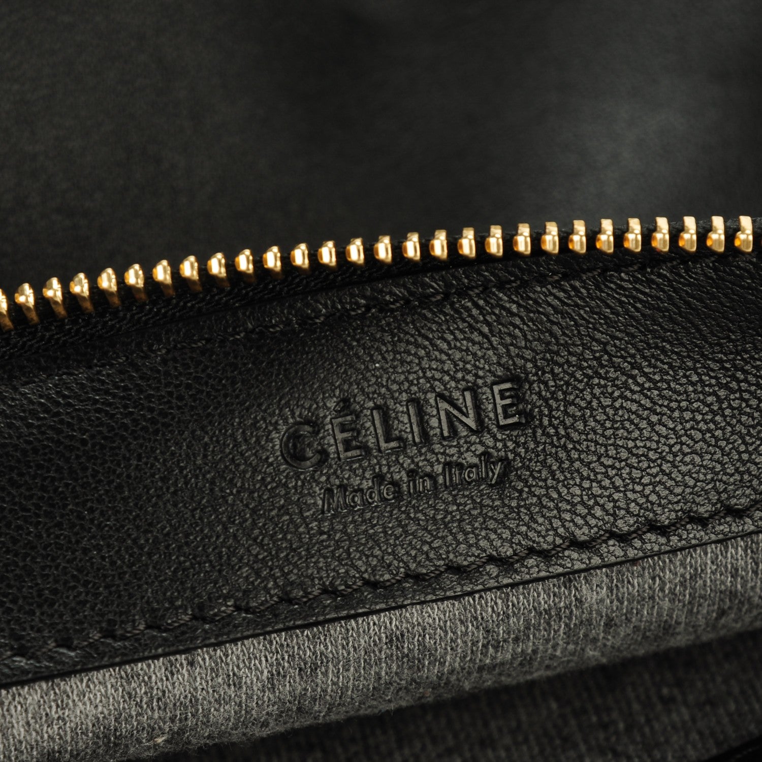 Celine Lambskin Large Trio Crossbody Bag Black 5 of 6