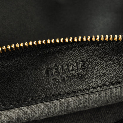 Celine Lambskin Large Trio Crossbody Bag Black 5 of 6