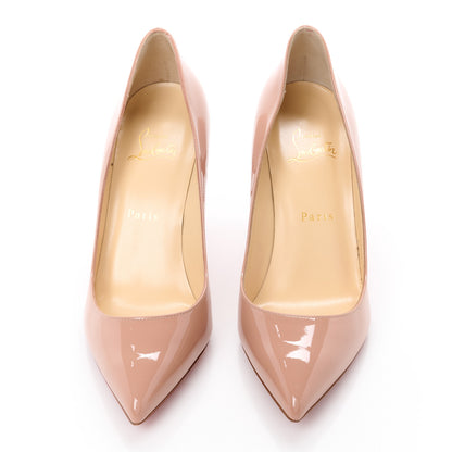 Christian Louboutin Patent Pigalle Follies 85 Pumps 38.5 Nude 2 of 10
