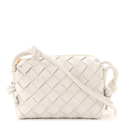 Bottega Veneta Nappa Intrecciato Candy Loop Camera Bag White 1 of 9