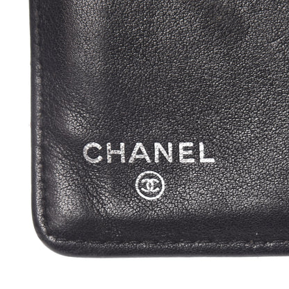Chanel Patent Quilted Yen Wallet Black 8 of 13