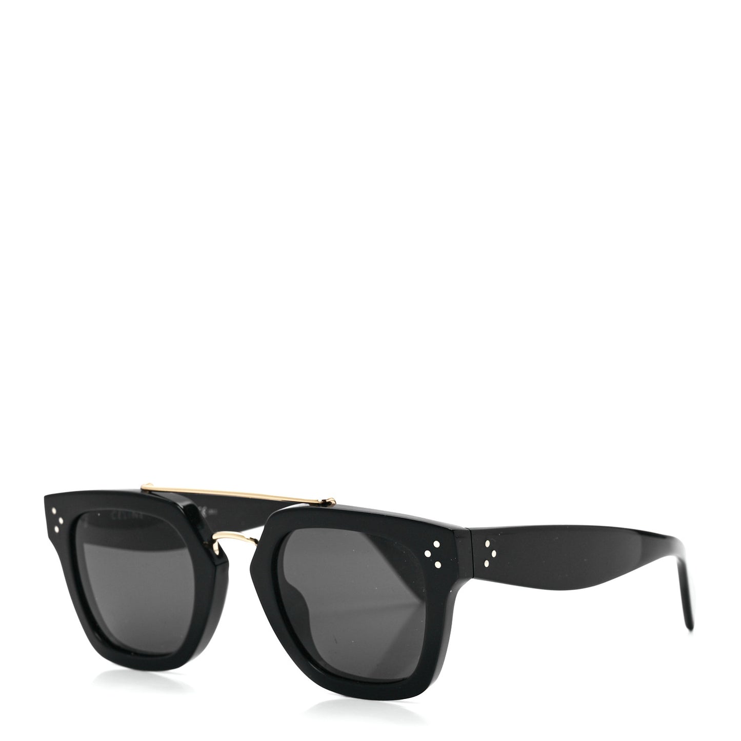 Acetate Bridge Sunglasses CL 41077S Black
