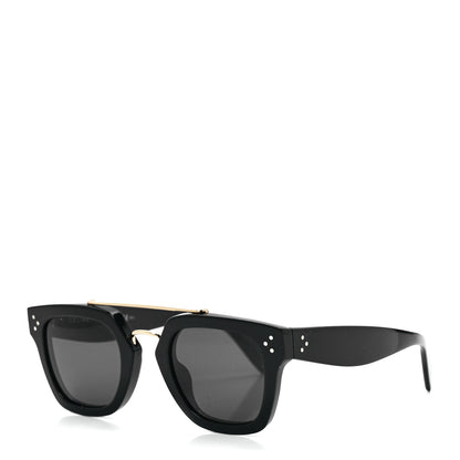 Celine Acetate Bridge Sunglasses CL 41077S Black 1 of 6