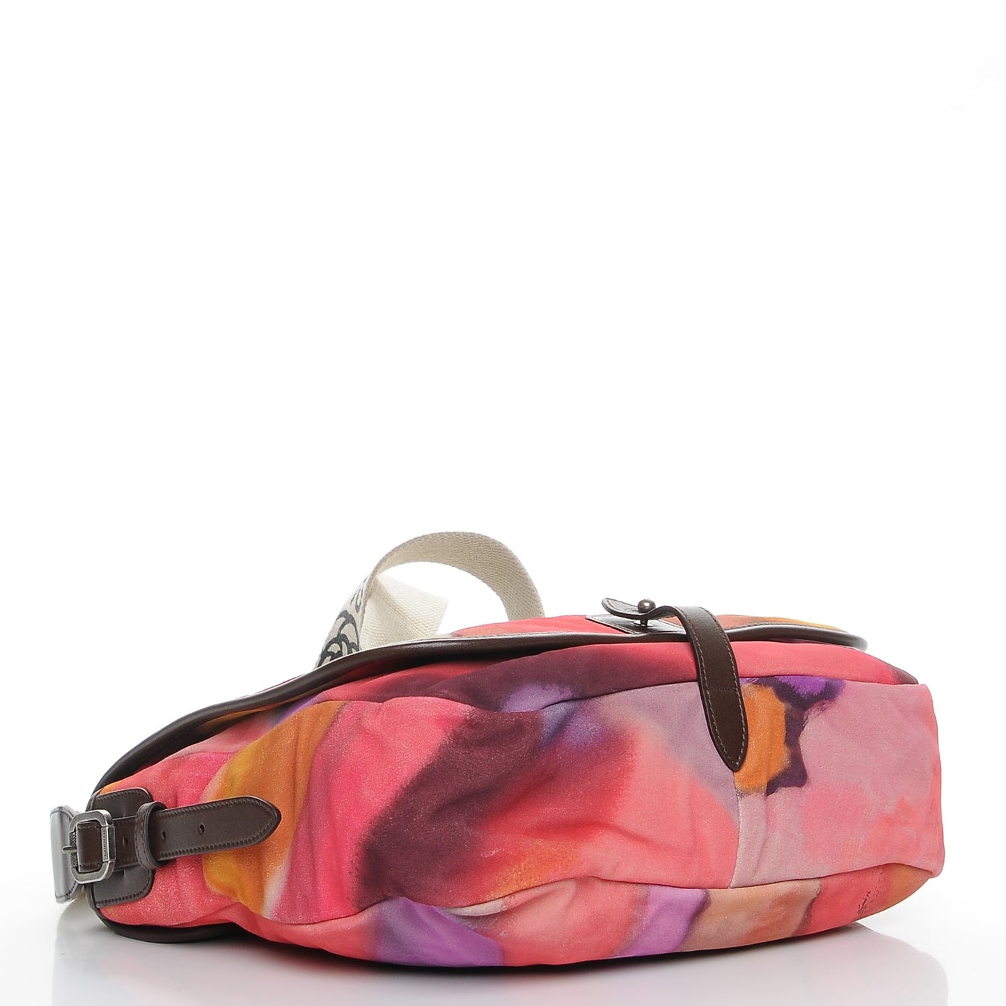 Printed Ultra Soft Lambskin Medium Flower Power Messenger