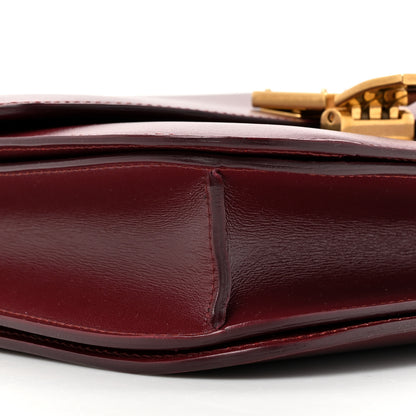 Celine Box Calfskin Medium Classic Box Flap Bag Burgundy 11 of 16