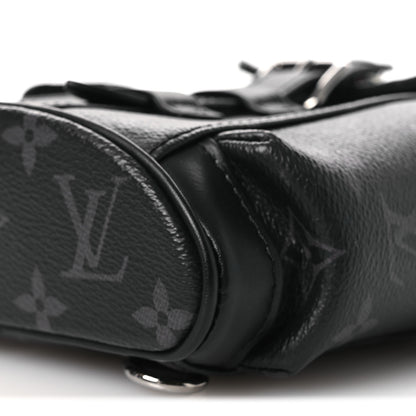 Louis Vuitton Monogram Eclipse Nano Christopher Backpack Black 9 of 11
