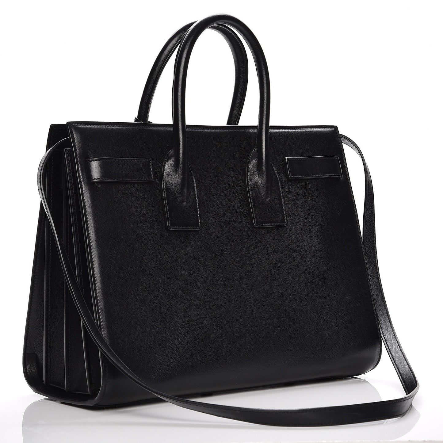 Calfskin Small Sac De Jour Black