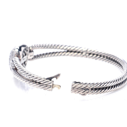 David Yurman Sterling Silver Diamond Albion Cable Bracelet 5 of 5
