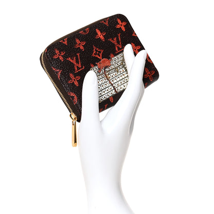 Louis Vuitton Catogram Zippy Coin Purse Marron 2 of 7