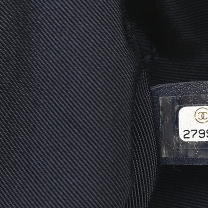 Chanel Tweed Front Pocket Backpack Navy 7 of 10