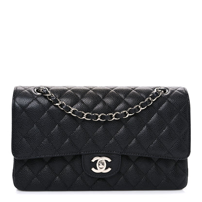 Chanel Caviar Quilted Medium Double Flap Black 1 of 11
