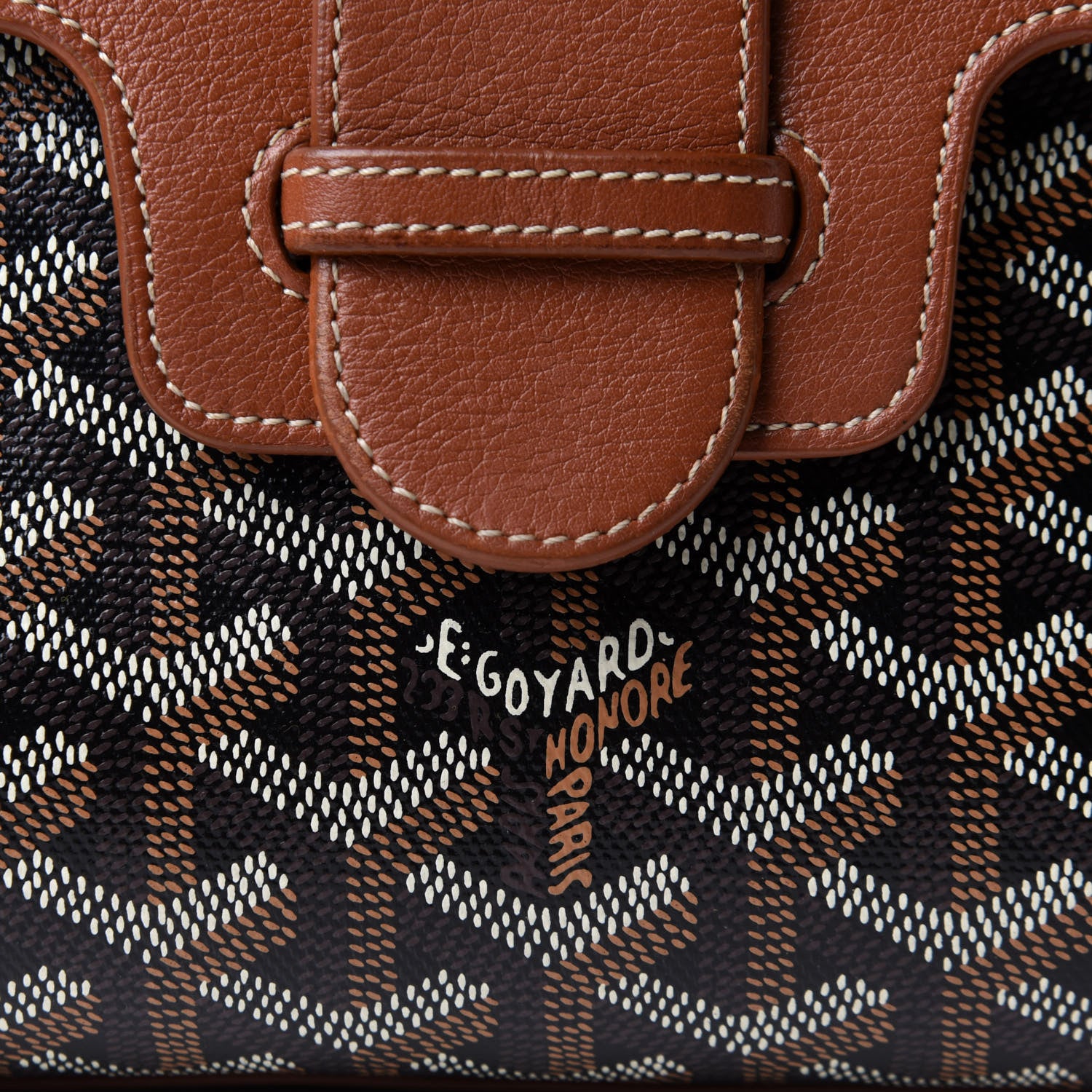 Goyard Goyardine Mini Saigon Black Gold 10 of 11