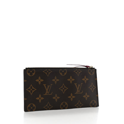Louis Vuitton Monogram Felicie Chain Wallet Zippered Insert Fuchsia 3 of 4