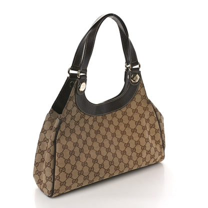 Gucci Monogram Medium Charmy Shoulder Bag Dark Brown 3 of 10