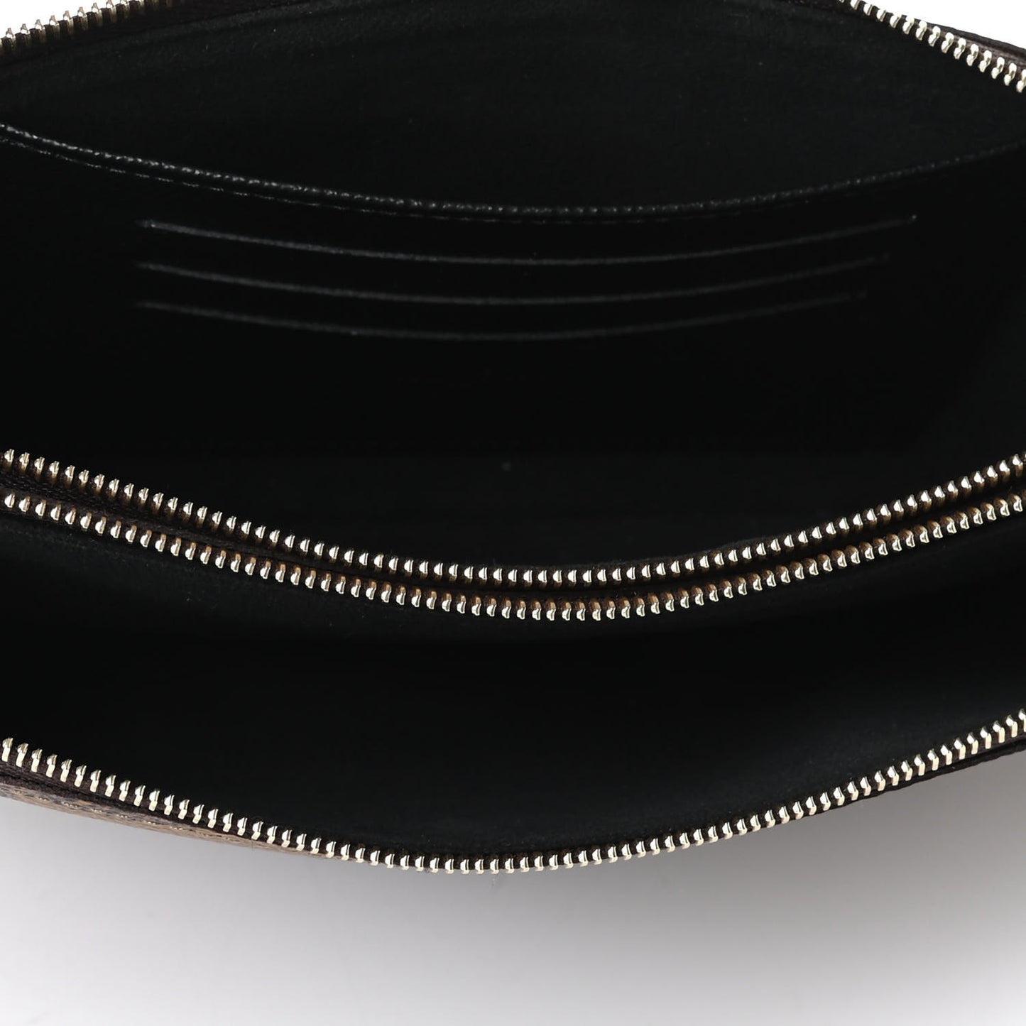 Reverse Monogram Giant Double Zip Pochette