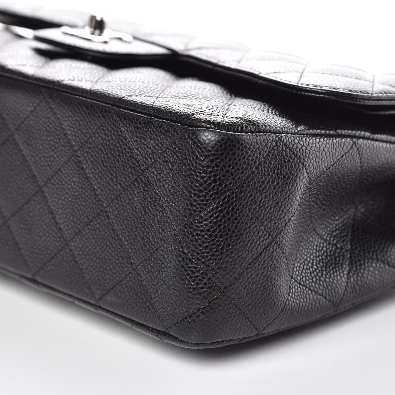 Chanel Caviar Quilted Jumbo Double Flap Black 9 of 9