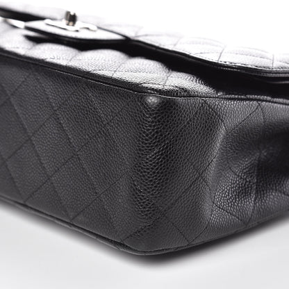 Chanel Caviar Quilted Jumbo Double Flap Black 9 of 9