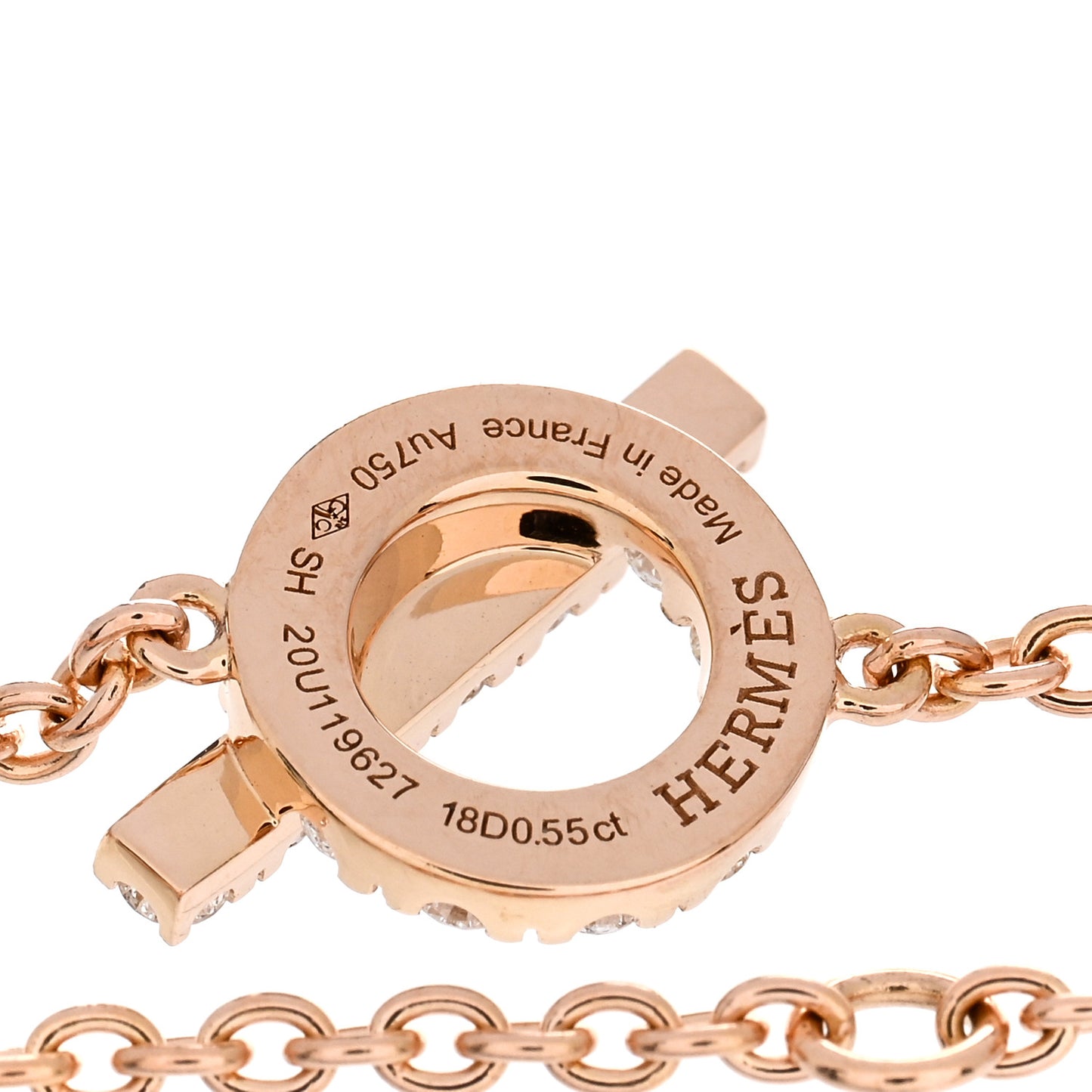 18K Rose Gold Diamond Finesse Bracelet SH